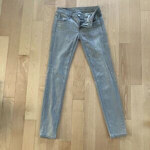 American Eagle Gray Jegging Demin Size 0